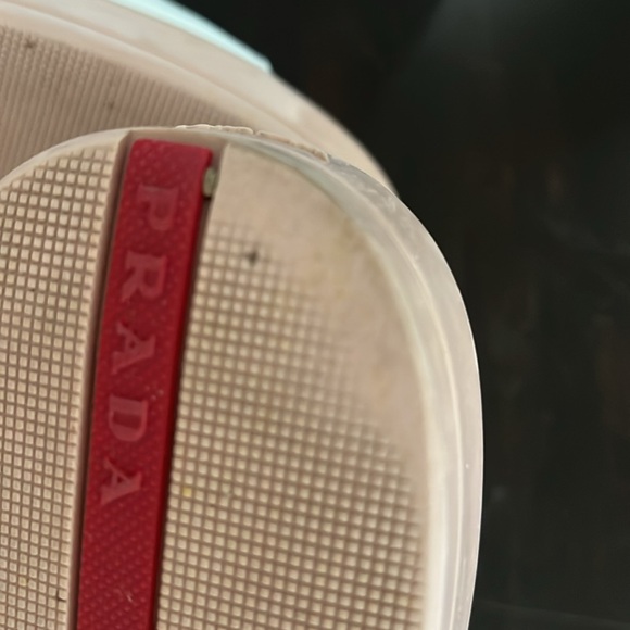 Prada white sneakers línea Rossa - Picture 6 of 11